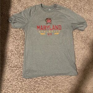 Under Armour Maryland Terrapins Athletics T-Shirt Men’s Medium Gray